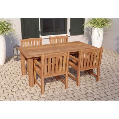 Teak jídelní stůl Van Kooten - Moderní - 250x100x80 cm Teak jídelní stůl Van Kooten - Moderní - 250x100x80 cm