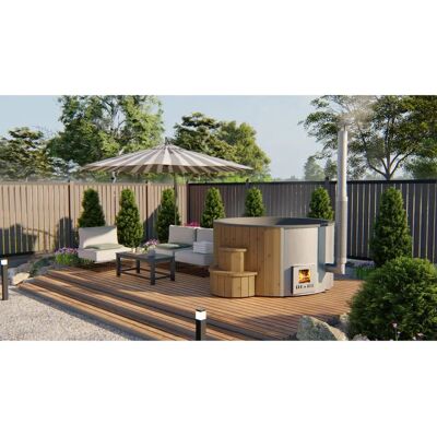 Van Kooten Tuin en Buitenleven - Hottub deluxe Ø200 cm - Ø200 cm - Hot tub Van Kooten Tuin en Buitenleven - Hottub deluxe Ø200 cm - Ø200 cm - Hot tub