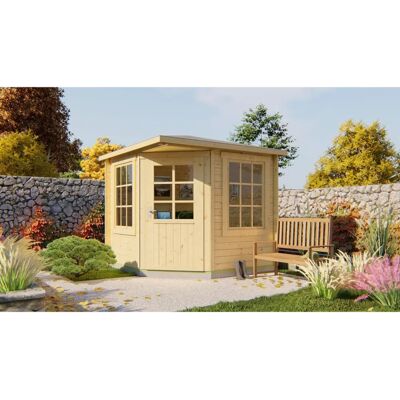 Van Kooten - Jos - Red class hout geïmpregneerd - Log cabin Van Kooten - Jos - Red class hout geïmpregneerd - Log cabin