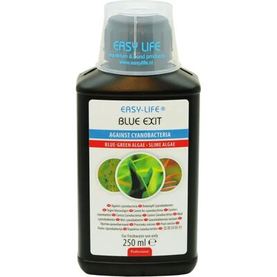 Traitement pour aquariums Easy Life Blue Exit - Efficace contre algues bleues et mucilagineuses - Publicité Traitement pour aquariums Easy Life Blue Exit - Efficace contre algues bleues et mucilagineuses - Publicité