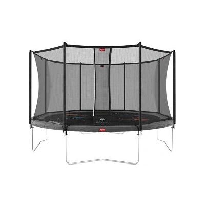 BERG Favorit Regular Outdoor Round Coil spring Above ground trampoline - Family-safe, durable, with safety net BERG Favorit Regular Outdoor Round Coil spring Above ground trampoline - Family-safe, durable, with safety net