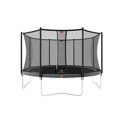 BERG Favorit Gray Round Trampoline with Safety Net BERG Favorit Gray Round Trampoline with Safety Net