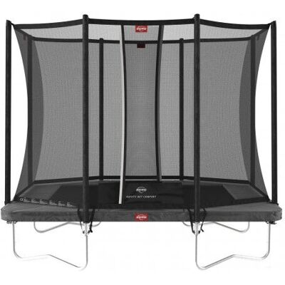 BERG Rektangulært Trampoline 280cm - Sikkerhetsnett - Grå BERG Rektangulært Trampoline 280cm - Sikkerhetsnett - Grå