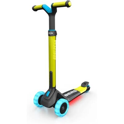 Trottinette BERG Nexo Lime - Légère, Pliable, Éclairages LED - Publicité Trottinette BERG Nexo Lime - Légère, Pliable, Éclairages LED - Publicité