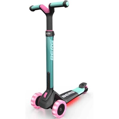 Trottinette BERG Nexo Lights Mint Pliable - LED, 3 Roues - Publicité Trottinette BERG Nexo Lights Mint Pliable - LED, 3 Roues - Publicité