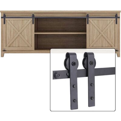 STOEX - Mini Door Hardware Kit - Black Steel - Hardware kit STOEX - Mini Door Hardware Kit - Black Steel - Hardware kit