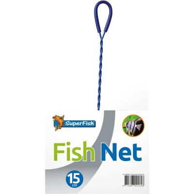 Filet d'aquarium SuperFish - 15cm - Vert - Réseau pour poissons - Publicité Filet d'aquarium SuperFish - 15cm - Vert - Réseau pour poissons - Publicité