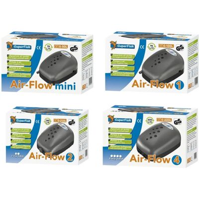 SuperFish Air-Flow 4 Weg - Luchtpomp voor aquarium SuperFish Air-Flow 4 Weg - Luchtpomp voor aquarium