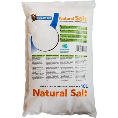 Sel naturel pour étangs Superfish - Santé des poissons et qualité de l'eau - Publicité Sel naturel pour étangs Superfish - Santé des poissons et qualité de l'eau - Publicité
