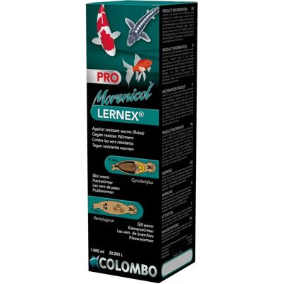 Traitement de l'eau de l'étang Colombo Morenicol Lernex Pro - 1000ml - Publicité Traitement de l'eau de l'étang Colombo Morenicol Lernex Pro - 1000ml - Publicité