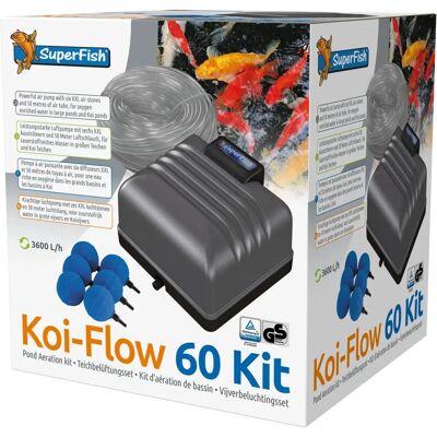 Superfish Koi-Flow 60 - Pond Air Pump & Accessories Superfish Koi-Flow 60 - Pond Air Pump & Accessories