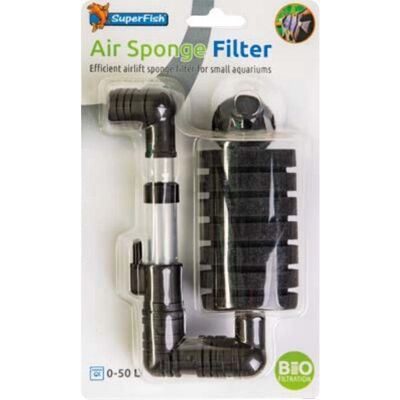 Accessoire Pompe à Air Aquarium SuperFish A7010040 - Filtre Éponge - Publicité Accessoire Pompe à Air Aquarium SuperFish A7010040 - Filtre Éponge - Publicité