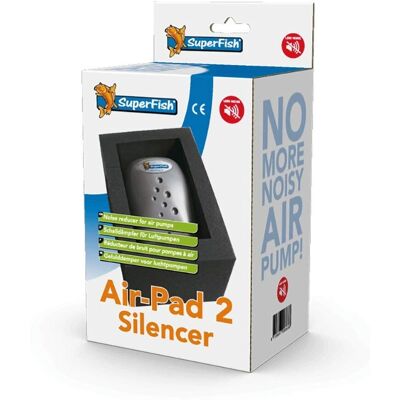 Silenziare Air Pad 2 di Superfish - Riduttore di rumore per pompa aria Silenziare Air Pad 2 di Superfish - Riduttore di rumore per pompa aria