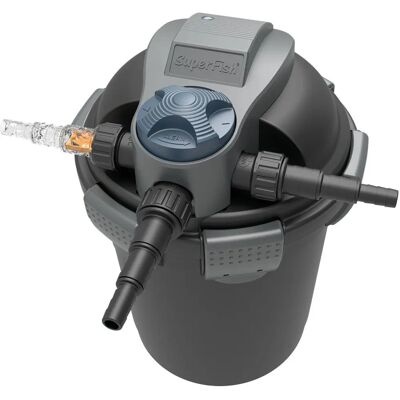 SuperFish Topclear Kit - 2000 L/h, UVC 7W - Filtre pour étang - Publicité SuperFish Topclear Kit - 2000 L/h, UVC 7W - Filtre pour étang - Publicité