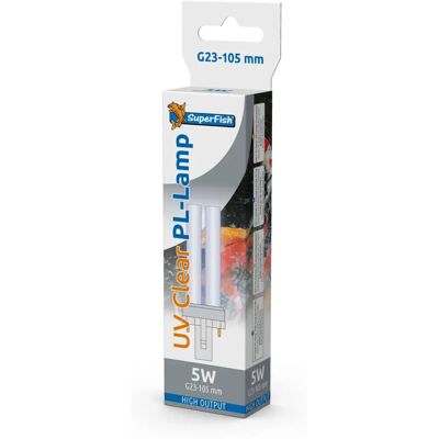 SuperFish Clarificateur UV pour Étang - Lampe UV 5W pour filtre de bassin - Publicité SuperFish Clarificateur UV pour Étang - Lampe UV 5W pour filtre de bassin - Publicité
