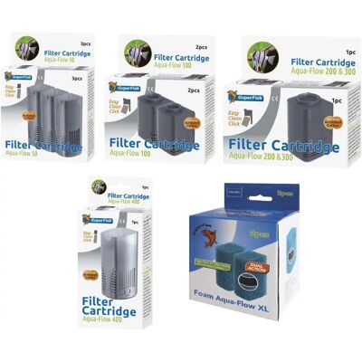 Superfish Aqua Flow 50 Cartouche Filtre Aquarium Cristal Clair - Pack de 3 - Publicité Superfish Aqua Flow 50 Cartouche Filtre Aquarium Cristal Clair - Pack de 3 - Publicité