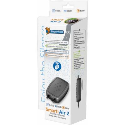 SuperFish Smart-Air 2 - Luchtpomp Aquarium - 38 L/H SuperFish Smart-Air 2 - Luchtpomp Aquarium - 38 L/H