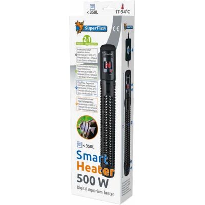 SuperFish A4030195 Aquariumverwarming - Digitaal 500W, Tot 350L SuperFish A4030195 Aquariumverwarming - Digitaal 500W, Tot 350L