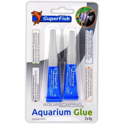 Colle aquarium Superfish - Sûre pour poissons - 4g - Aquascaping - Publicité Colle aquarium Superfish - Sûre pour poissons - 4g - Aquascaping - Publicité