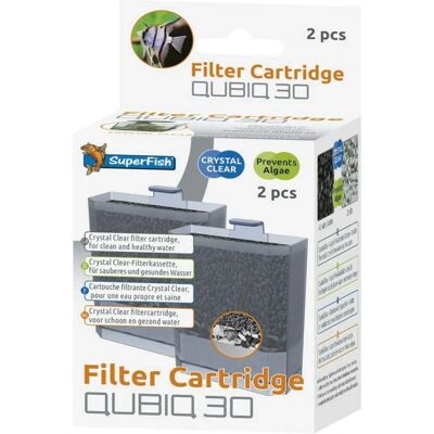 Superfish Qubic 30 Filtermedienkartuschen - 2 Stück Superfish Qubic 30 Filtermedienkartuschen - 2 Stück