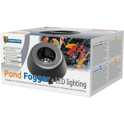 Brumisateur de bassin LED Superfish - Générateur de brouillard pour jardin - Publicité Brumisateur de bassin LED Superfish - Générateur de brouillard pour jardin - Publicité