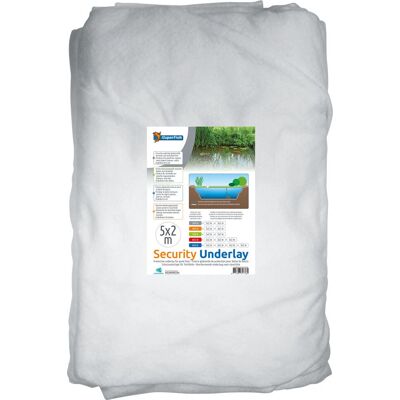Geotextile de protection pour bâche de bassin - 5x2m - Publicité Geotextile de protection pour bâche de bassin - 5x2m - Publicité