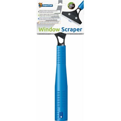 SuperFish - A4040021 - Zwart - Glas - algen-schraper voor aquarium SuperFish - A4040021 - Zwart - Glas - algen-schraper voor aquarium