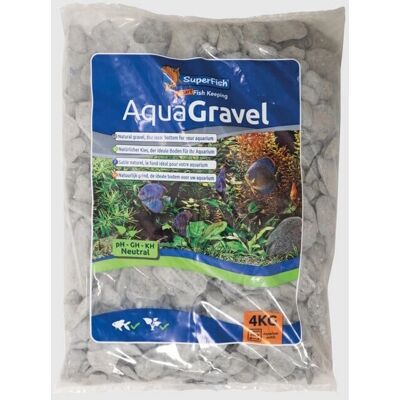 SuperFish - Aqua kiezel zwart 30-50mm - Aquarium grind SuperFish - Aqua kiezel zwart 30-50mm - Aquarium grind
