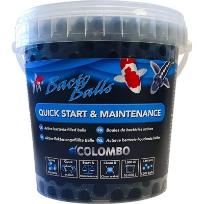 Colombo Bacto Balls 1000 ml - Traitement de l'eau pour étangs koi - Publicité Colombo Bacto Balls 1000 ml - Traitement de l'eau pour étangs koi - Publicité