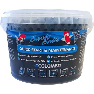 Colombo Bacto Balls 2500ml - Produit d'aquarium - Publicité Colombo Bacto Balls 2500ml - Produit d'aquarium - Publicité