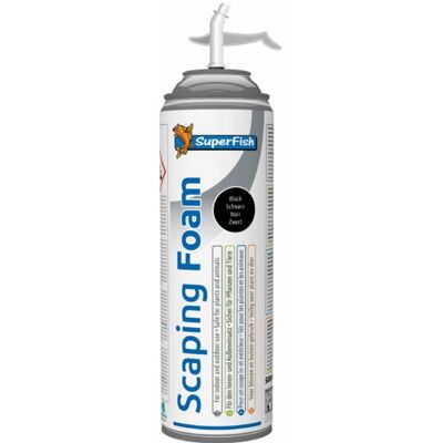 Mousse d'aquarium noire SuperFish 375ml - Résistante à l'eau, Non toxique - Publicité Mousse d'aquarium noire SuperFish 375ml - Résistante à l'eau, Non toxique - Publicité