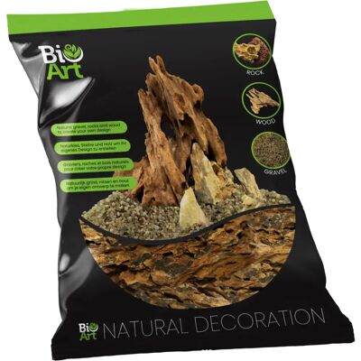 BioArt Dragon Rock Natuurlijke lavastenen - 800g - Decoratie aquascaping BioArt Dragon Rock Natuurlijke lavastenen - 800g - Decoratie aquascaping