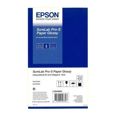 Epson Surelab Pro-S Fotopapier Glänzend - 21cm, 190gsm, A4 Epson Surelab Pro-S Fotopapier Glänzend - 21cm, 190gsm, A4