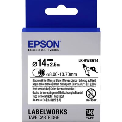 Epson LK-6WBA14 Etikettenkartusche - Weiß - Kennzeichnungssband Epson LK-6WBA14 Etikettenkartusche - Weiß - Kennzeichnungssband