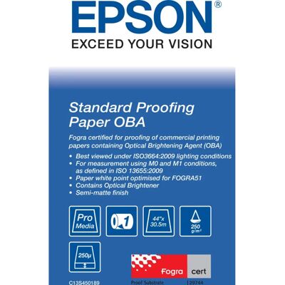 Carta di prova bianca Epson - Media grande formato Carta di prova bianca Epson - Media grande formato