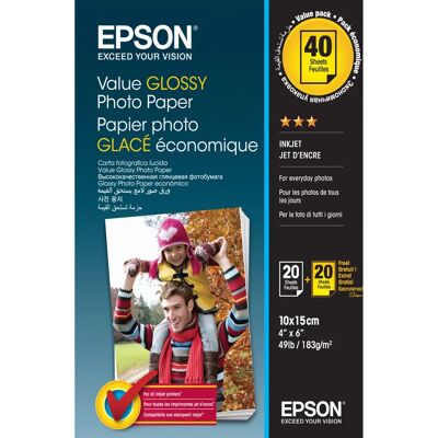 Epson C13S400044 Kiiltävä valokuvapaperi A4 Epson C13S400044 Kiiltävä valokuvapaperi A4