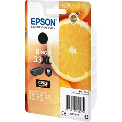 Epson - C13T33514022 - Noir - 33XL - Cartouche d'encre Epson - C13T33514022 - Noir - 33XL - Cartouche d'encre