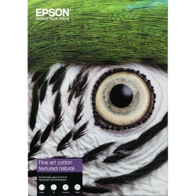 Epson Kunstpapir - Bomulltekstur, Arkivkvalitet, A4 Epson Kunstpapir - Bomulltekstur, Arkivkvalitet, A4