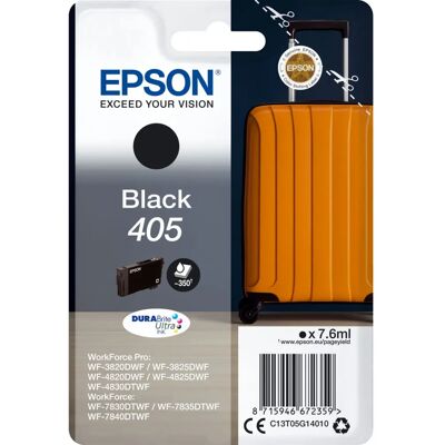 Cartouche d'encre Epson 405 - Noir - Débit standard - Publicité Cartouche d'encre Epson 405 - Noir - Débit standard - Publicité