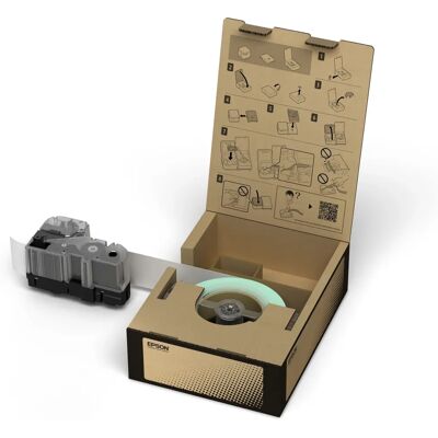 Epson Modell BR-VN50YB-E Vinyl-Beschriftungsband - Schwarz auf transparent Epson Modell BR-VN50YB-E Vinyl-Beschriftungsband - Schwarz auf transparent