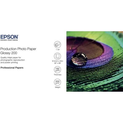 Epson Production Photo Glossy 61 cm x 30 m - Fotopapir Epson Production Photo Glossy 61 cm x 30 m - Fotopapir