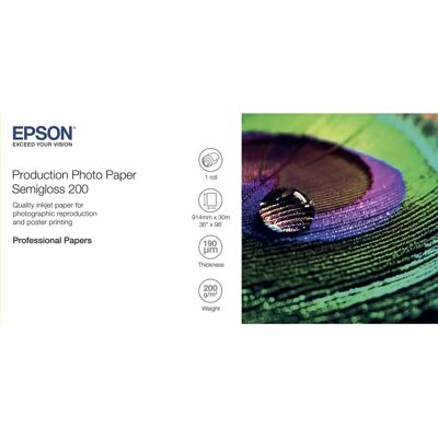 Papier Photo Semibrillant Epson - Papier Photo - Publicité Papier Photo Semibrillant Epson - Papier Photo - Publicité