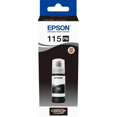 Epson 115 EcoTank Inkoustová kazeta - Černá - 70ml - Originální Epson 115 EcoTank Inkoustová kazeta - Černá - 70ml - Originální