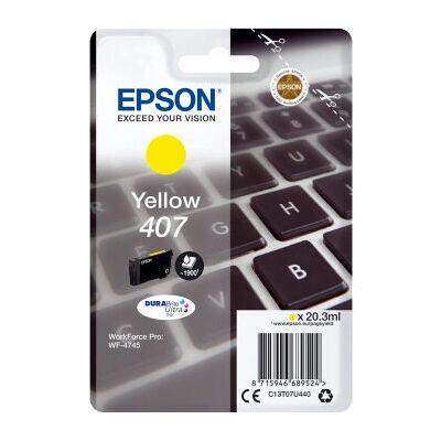 Epson 407 gul (C13T07U440) Epson 407 gul (C13T07U440)