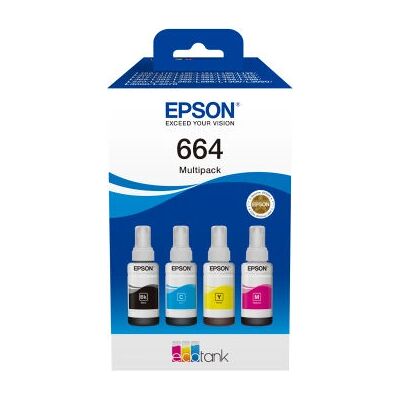 Epson C13T66464A tintapatronák - 4 db - Fekete, Cián, Magenta, Sárga Epson C13T66464A tintapatronák - 4 db - Fekete, Cián, Magenta, Sárga