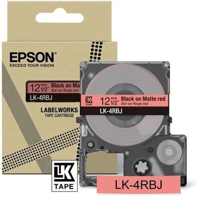 Epson LK-4RBJ Schwarz, Rot - Beschriftungsband Epson LK-4RBJ Schwarz, Rot - Beschriftungsband