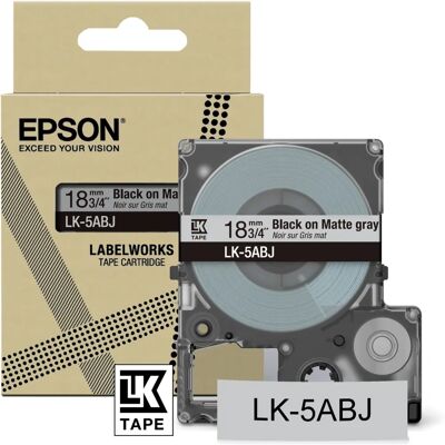 Epson C53S672087 Graue Matte Beschriftungsband - Etikettenband Epson C53S672087 Graue Matte Beschriftungsband - Etikettenband