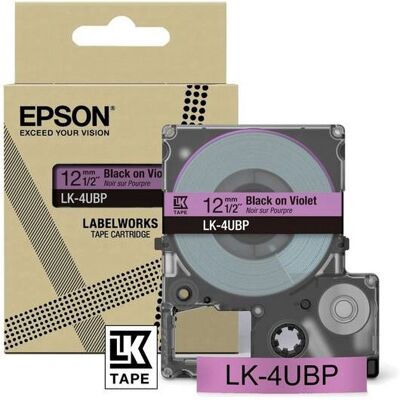 Epson LK-4UBP Purpur Etikettencassette - 1 Rolle 8m Epson LK-4UBP Purpur Etikettencassette - 1 Rolle 8m