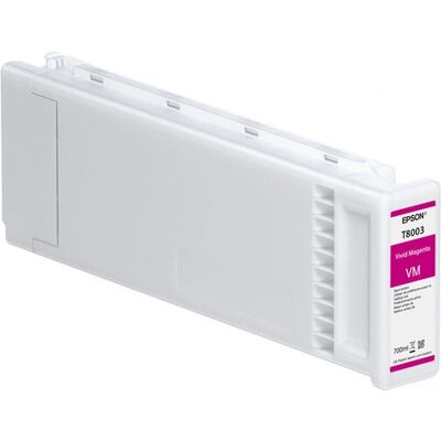 Epson T80030N UltraChrome PRO blekkpatron - Magenta - 700ml - Original Epson T80030N UltraChrome PRO blekkpatron - Magenta - 700ml - Original