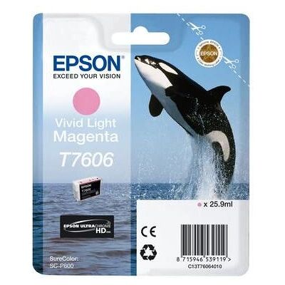 Επιστροφή C13T76064N10 Epson - Πρωτότυπο δοχείο μελάνης - Ανοιχτό φούξια Επιστροφή C13T76064N10 Epson - Πρωτότυπο δοχείο μελάνης - Ανοιχτό φούξια